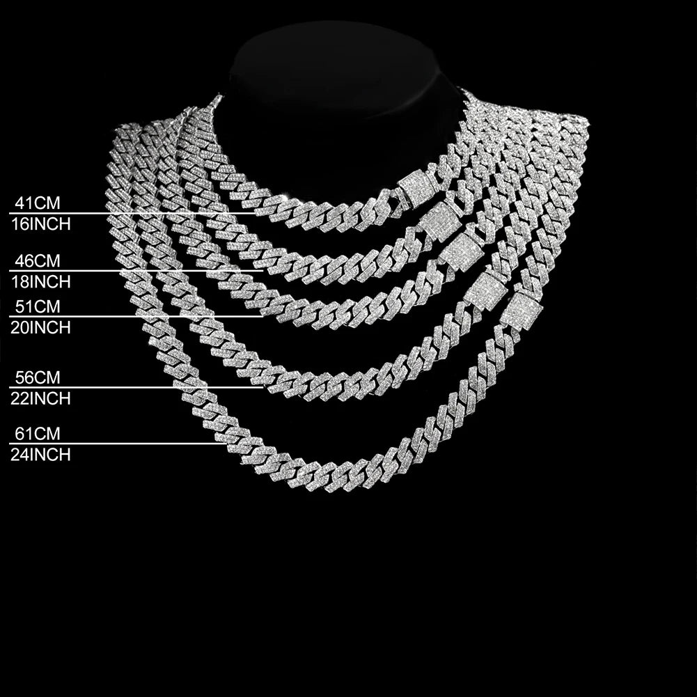 Iced Out Diamond Cuban Link Chain