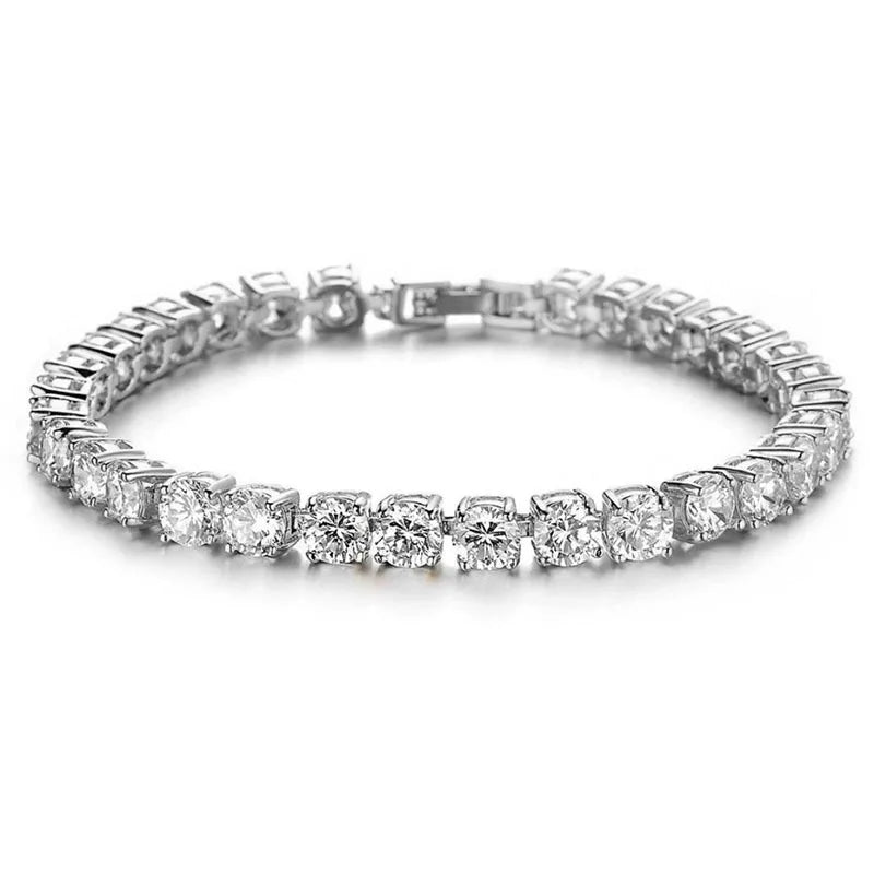 Diamond chain bracelet