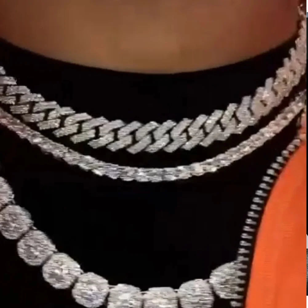 Iced Out Diamond Cuban Link Chain