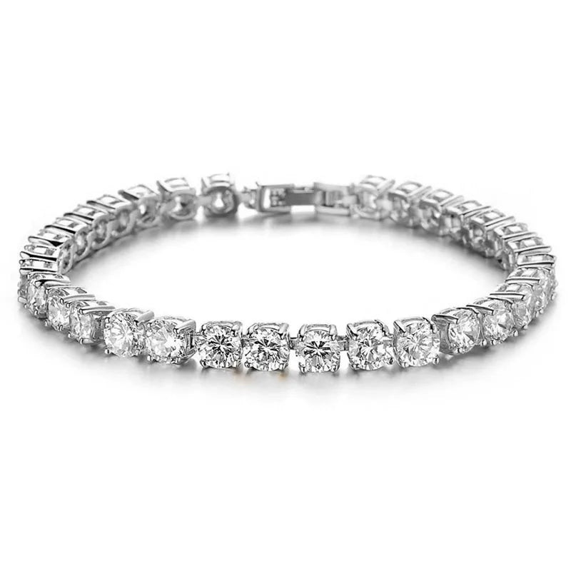 Diamond chain bracelet