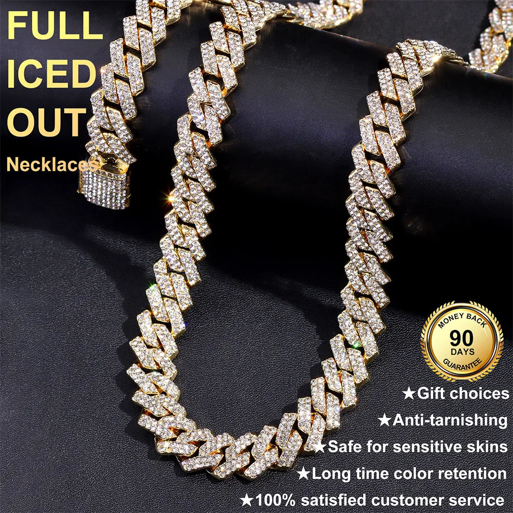 Iced Out Diamond Cuban Link Chain