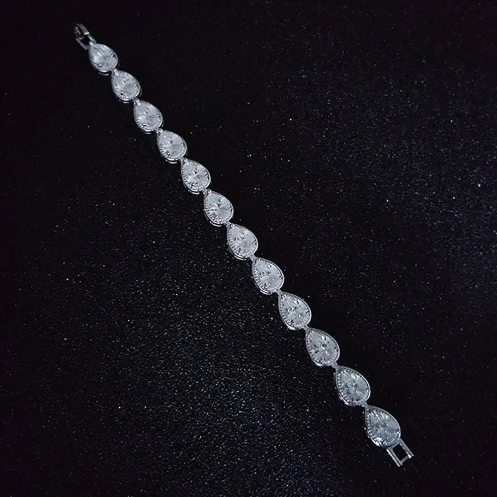 Tear-drop bracelet