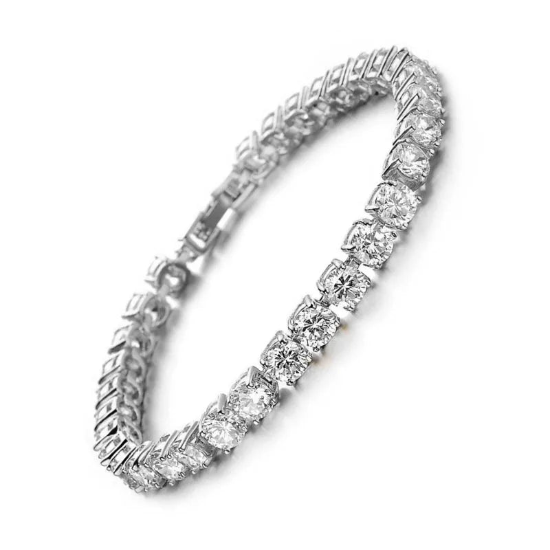 Diamond chain bracelet