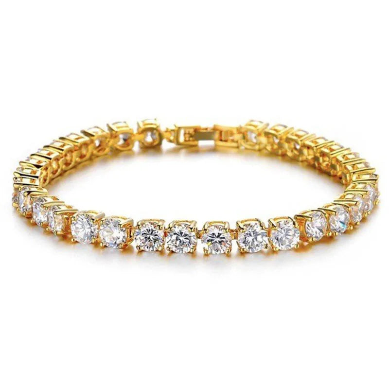 Diamond chain bracelet