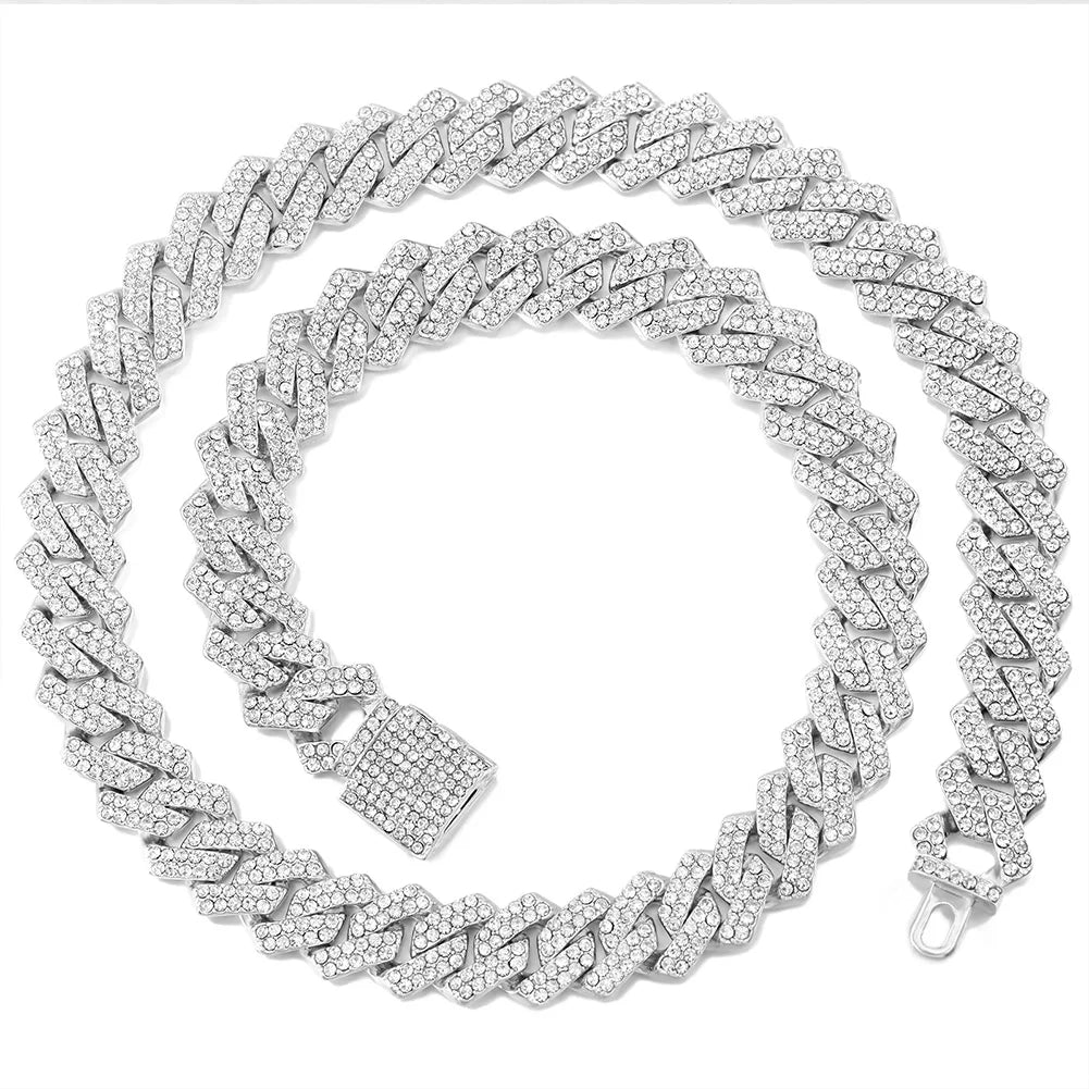 Iced Out Diamond Cuban Link Chain
