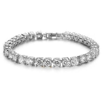 Diamond chain bracelet