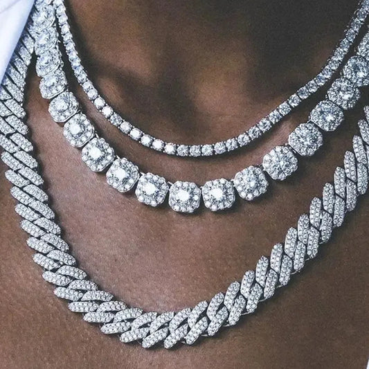 Iced Out Diamond Cuban Link Chain