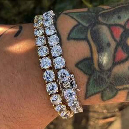 Diamond chain bracelet