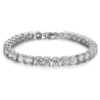Diamond chain bracelet