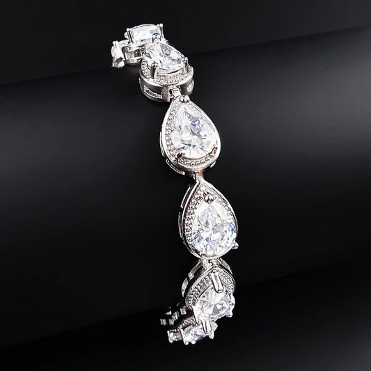 Tear-drop bracelet