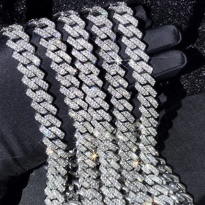 Iced Out Diamond Cuban Link Chain