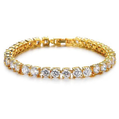 Diamond chain bracelet
